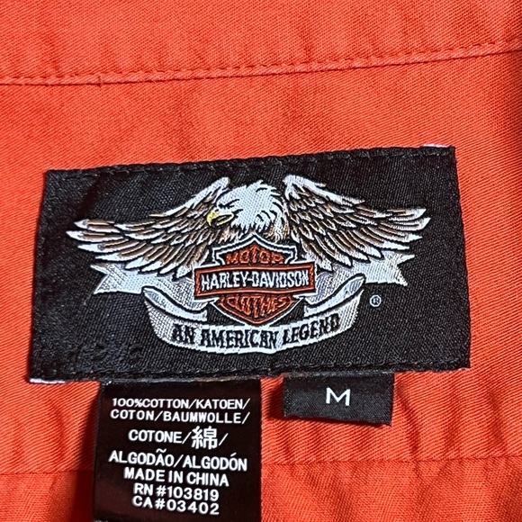 🔥 Harley Davidson button up shirt 🔥 Reduced 🔥 - Picture 7 of 7